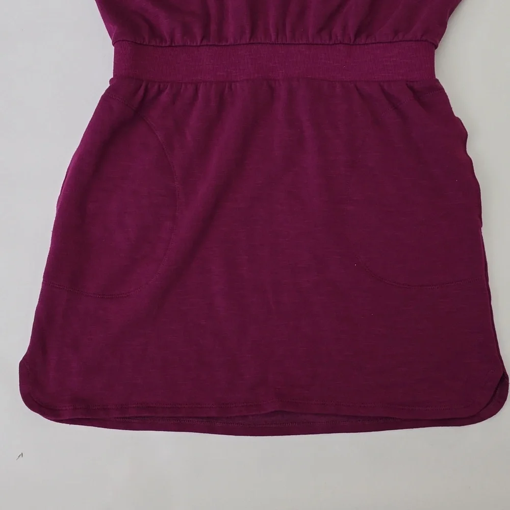 Anthropologie Daily Practice Komi Hooded Mini Lounge Dress - Picture 6 of 8